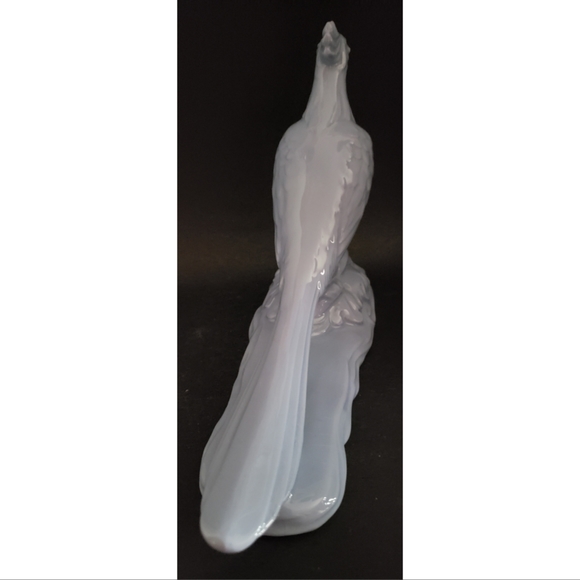 Ceramic/Porcelain Glazed Pale Blue Bird Figure - Picture 3 of 7